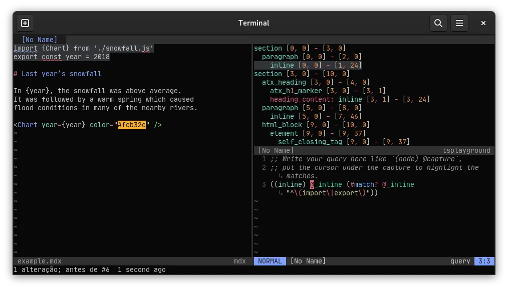 Good Enough Syntax Highlight For MDX In Neovim Using Treesitter Good Enough Syntax Highlight For MDX In Neovim Using Treesitter