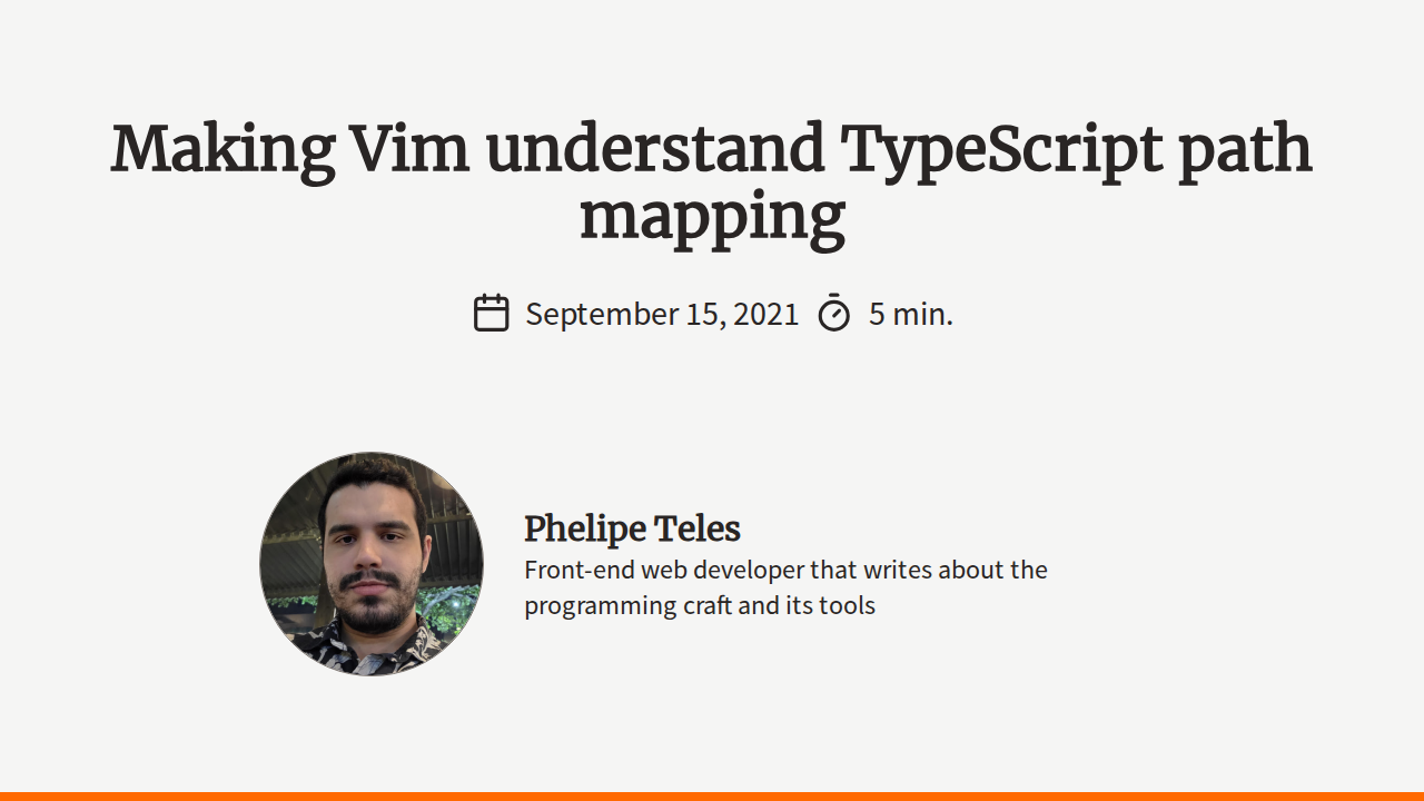 Making Vim Understand TypeScript Path Mapping Phelipe Teles Phelipe Making Vim Understand TypeScript Path Mapping Phelipe Teles Phelipe